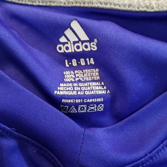 ADIDAS womens athletic shirt size‎ large - Picture 5 of 9